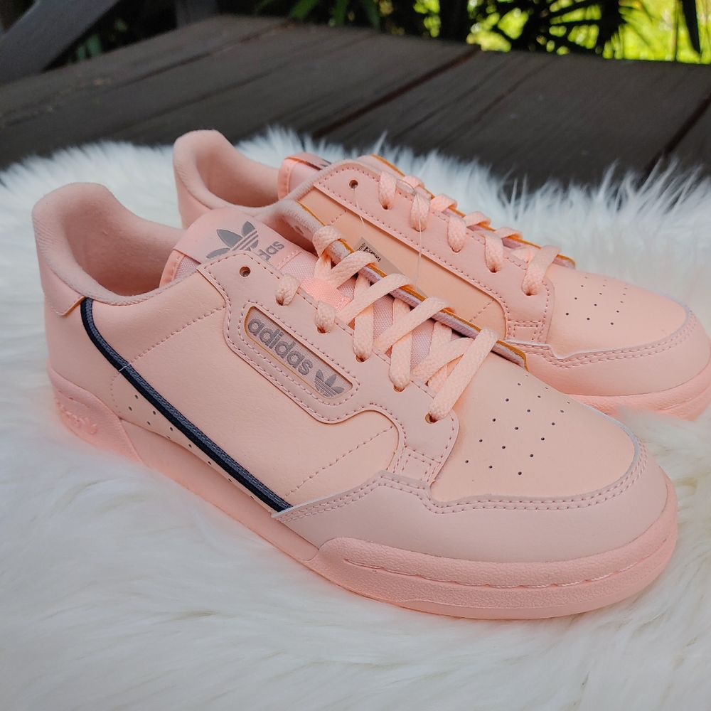 Adidas continental 80 J orange 7 women 6 youth